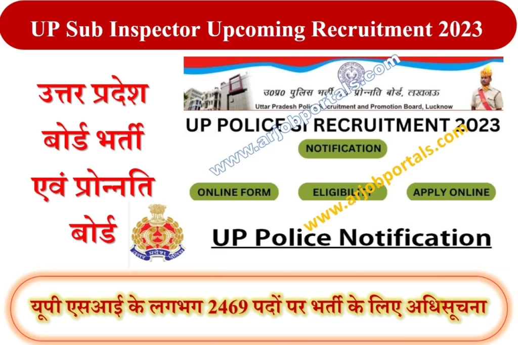 UP Sub Inspector Upcoming Recruitment 2023 